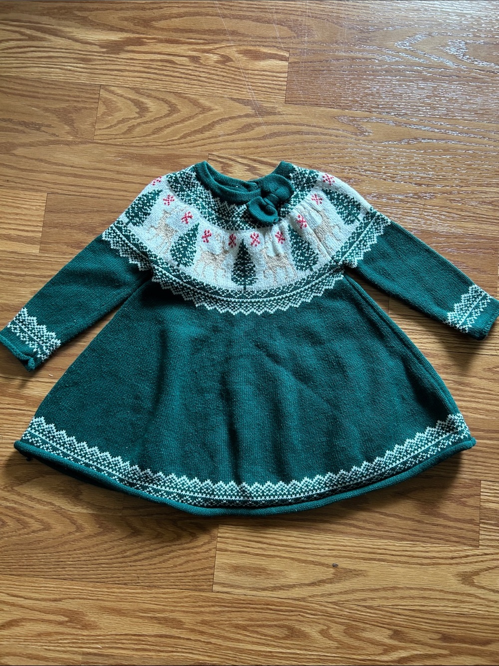 Tahari Baby Christmas Dress 12 Month Old